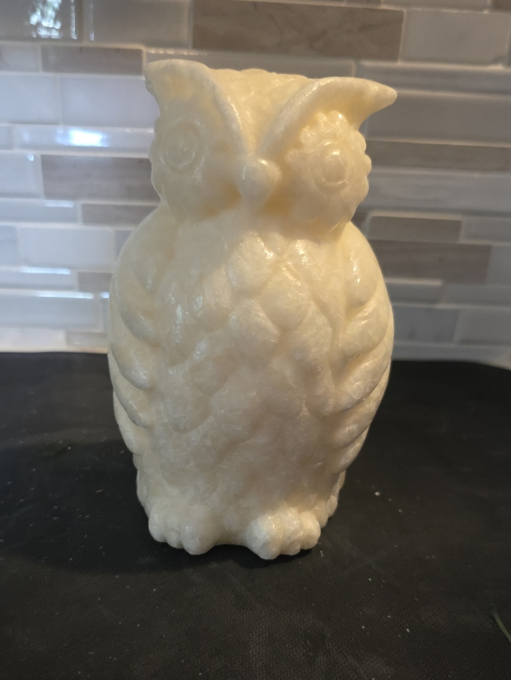 Ivory Color Owl Decorative Accent Light Up Table Top